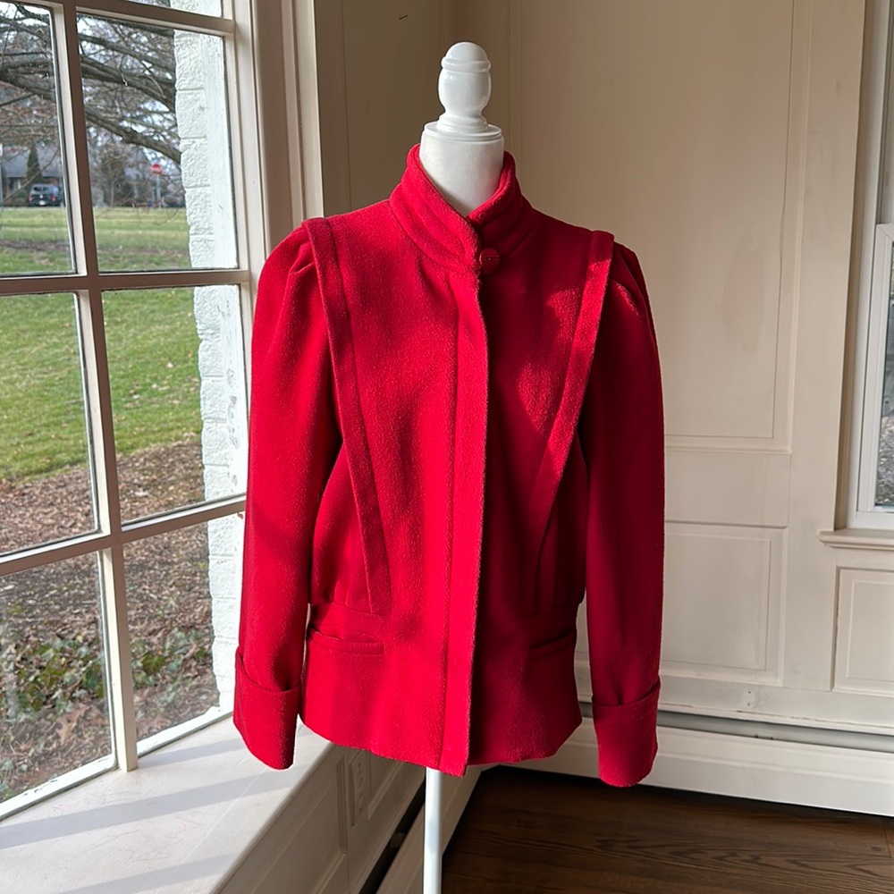 Vintage Andy Johns Red Coat